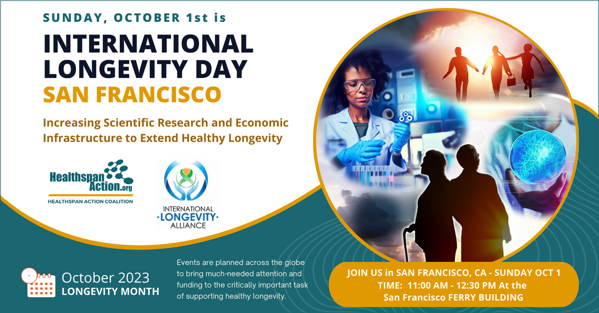 Healthspan Action Coalition Celebrates International Longevity Day and Longevity Month in October