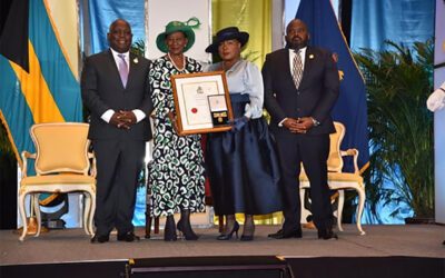 Dr. Desiree Cox has received a prestigious award in The Bahamas!