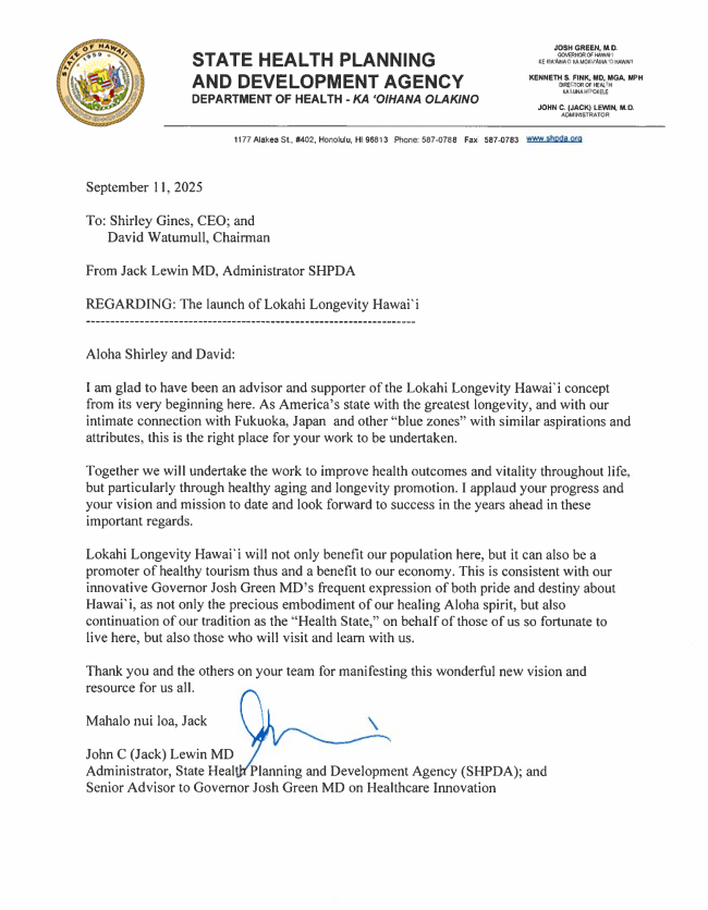 VIEW THE PDF LETTER FROM JACK LEWIN ABOUT THE PROJECT