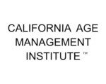 California Age Management Institute